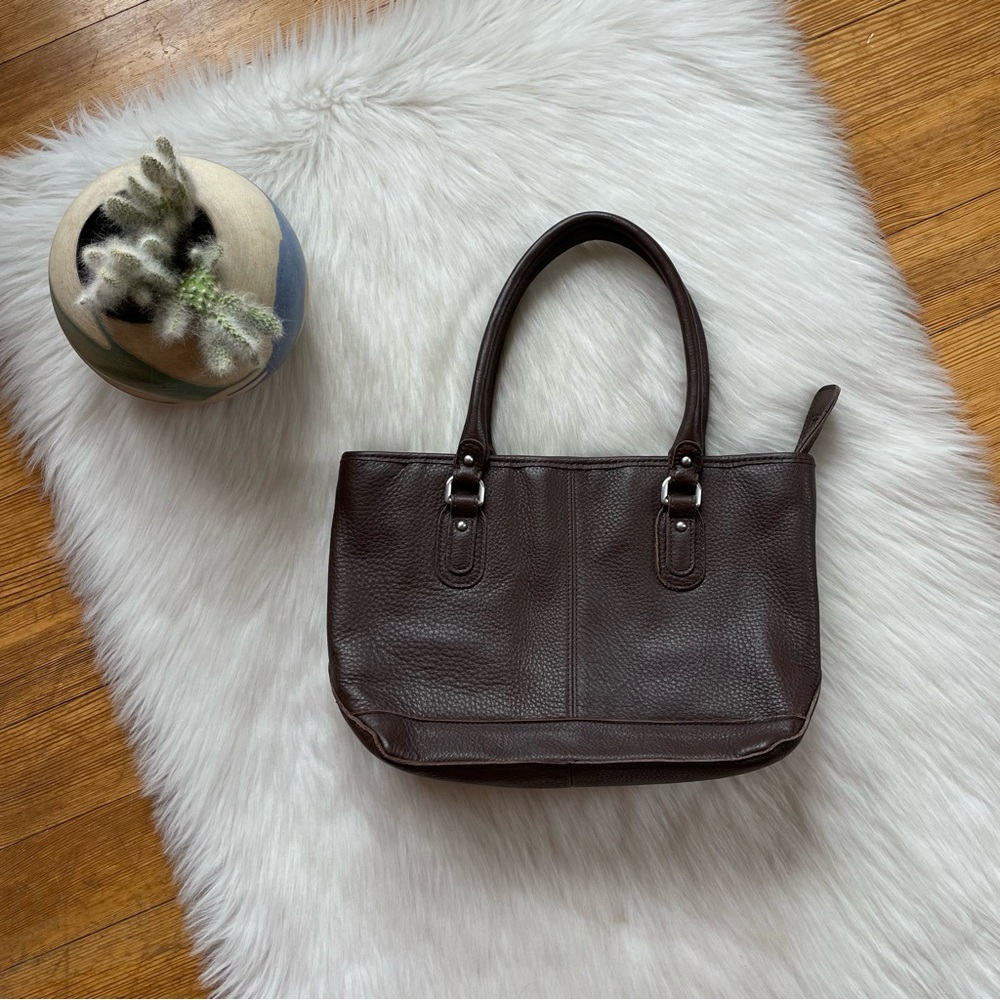 LIKE NEW L.L. Bean vintage leather tote bag